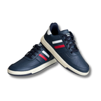 Classic Street Sneakers – Navy Red White