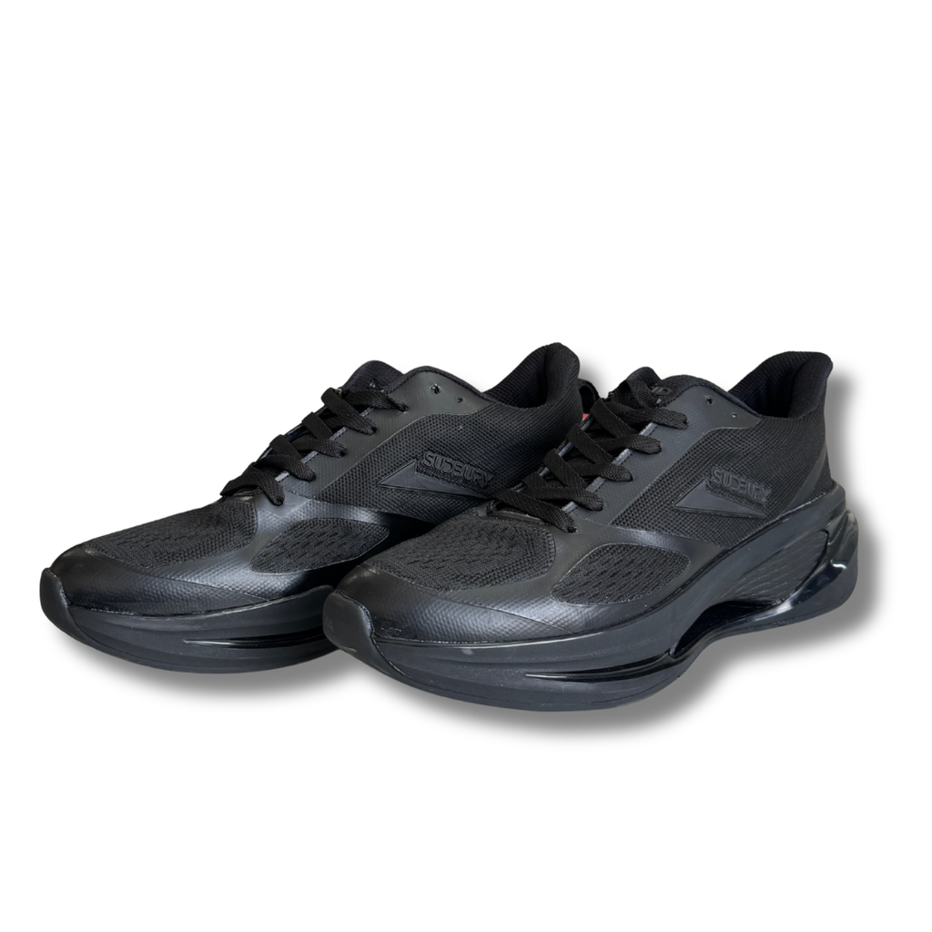 AirStride Pro – All Black | Cushion Sole Running Sneakers