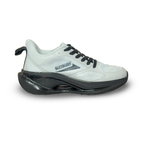 Men’s Lightweight Training Sneakers with Air Cushion Support – Grey Black