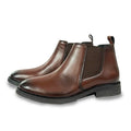 Men’s Classic Dark Brown Leather Chelsea Boots