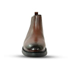 Men’s Classic Dark Brown Leather Chelsea Boots