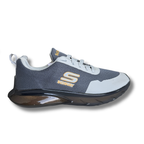 Men’s Air Cushion Running Shoes – Lightweight Breathable Sports Sneakers (Grey)