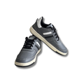 Urban Stripe Casual Sneakers – Grey Black White