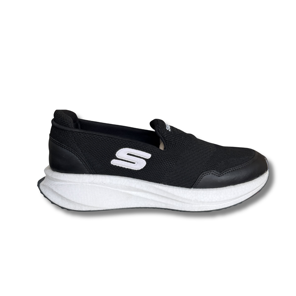 SUDBURY FlexWalk Pro – Black | Ultra-Light Slip-On Walking Sneakers