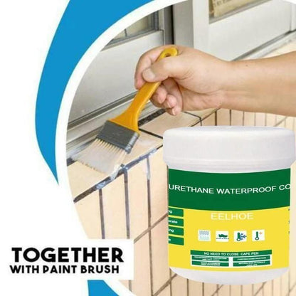 Transparent Waterproof Glue Plus Brush – 300g Leak-Proof Sealant for Cracks & Joints