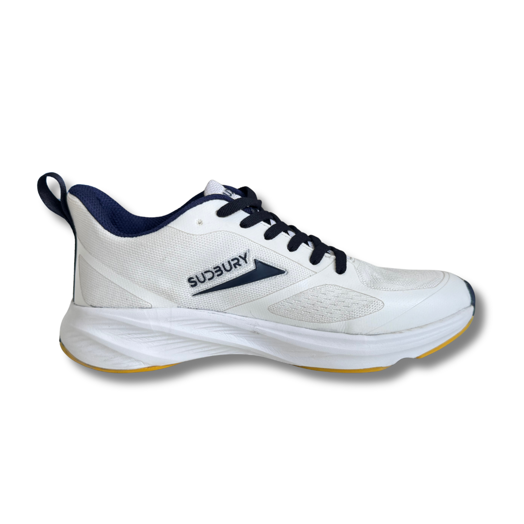 Sudbury AeroRun | Breathable Running Sneakers – White Navy