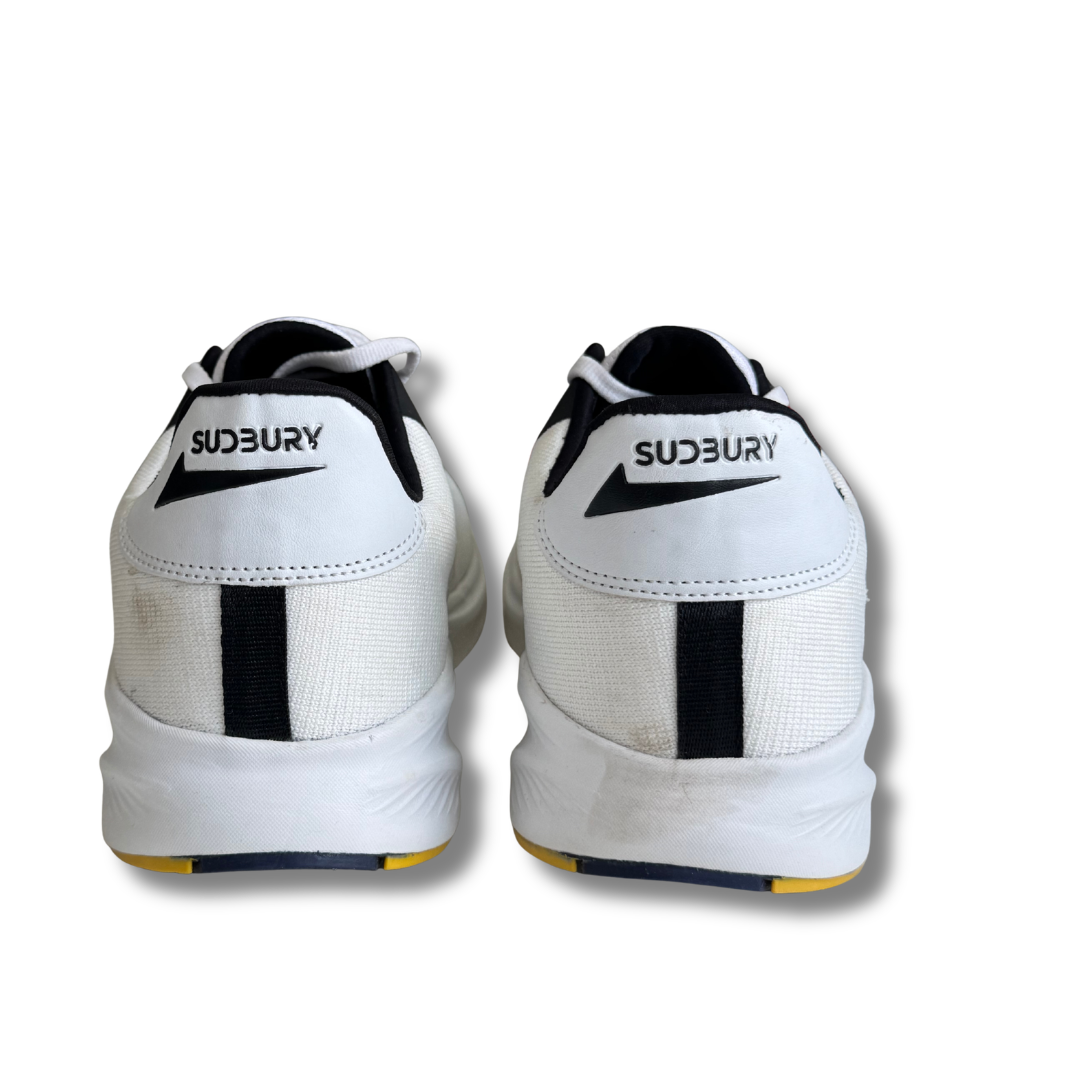 AeroFlex | Breathable Mesh Running Sneakers – White Black