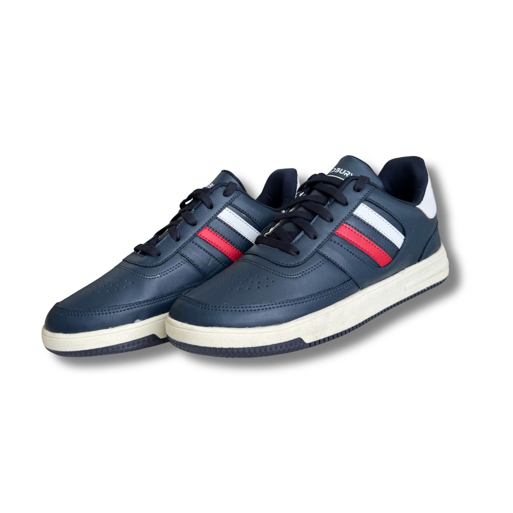 Classic Street Sneakers – Navy Red White