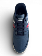 Classic Street Sneakers – Navy Red White