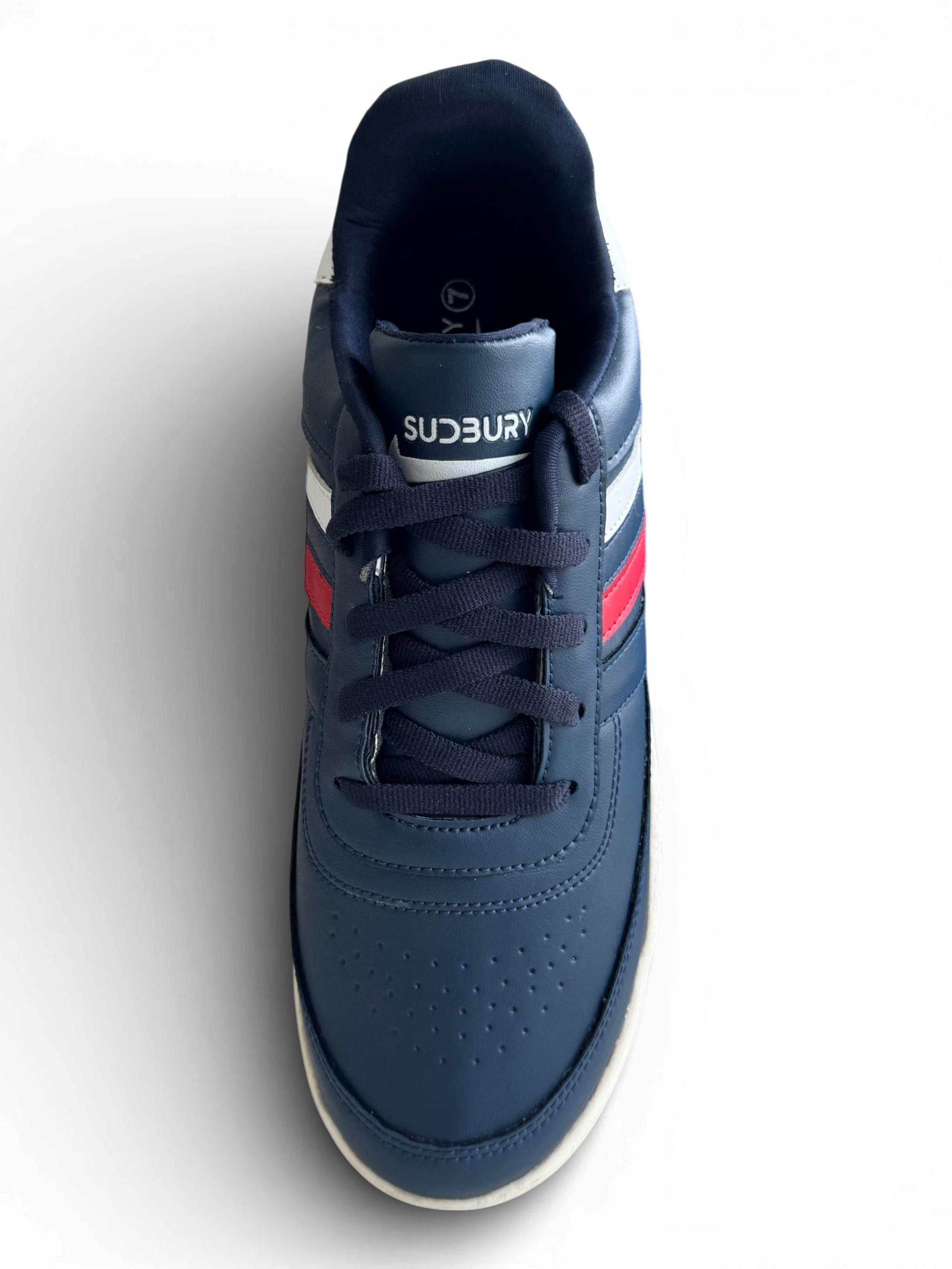 Classic Street Sneakers – Navy Red White