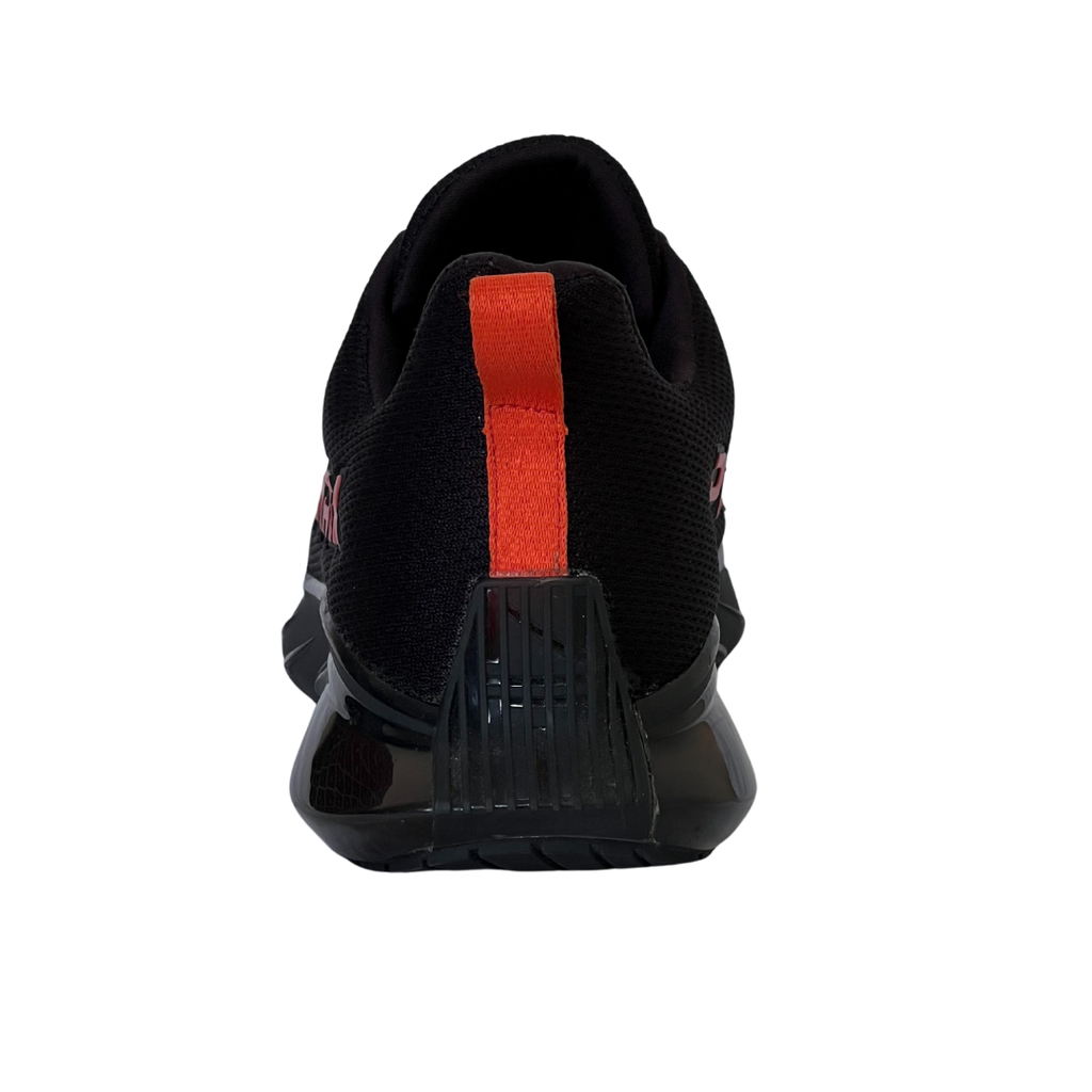 PARIX VoltRush rear heel view showing red pull tab and heel design