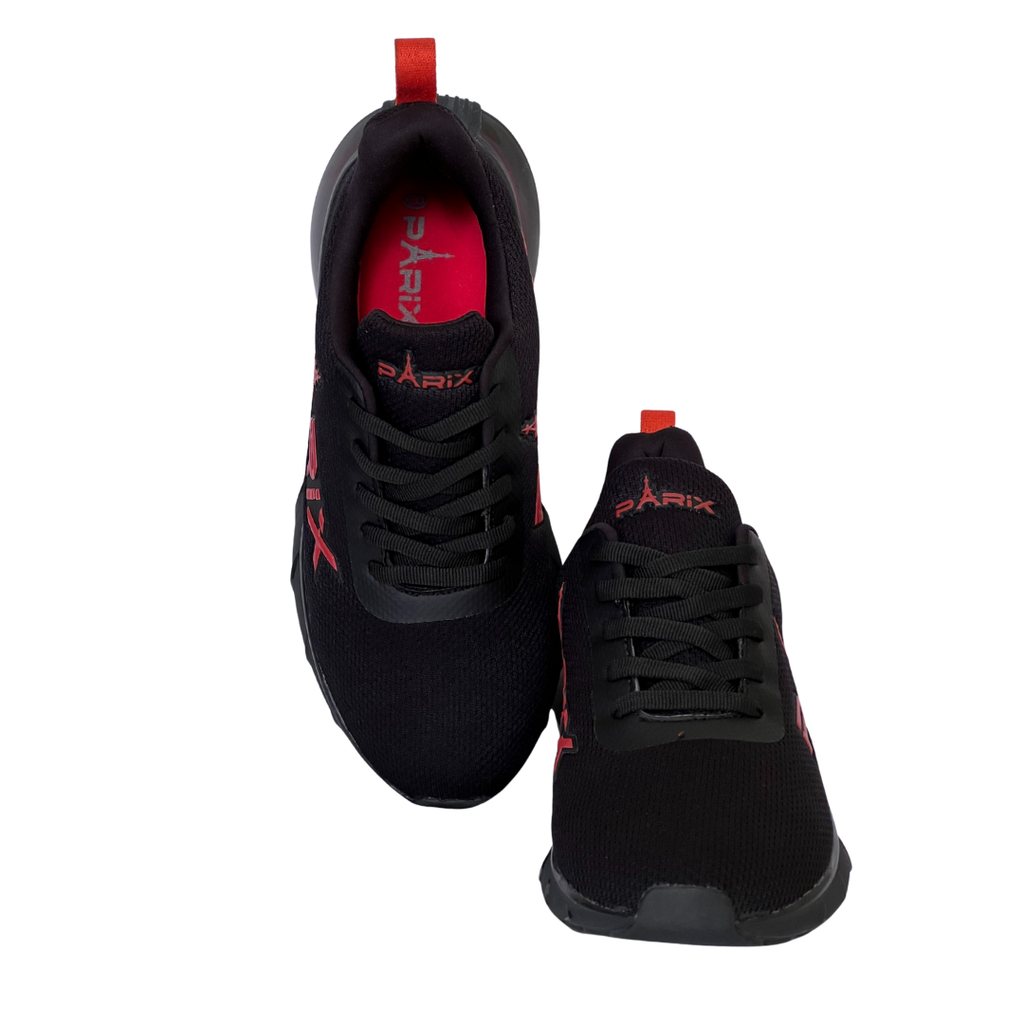 PARIX VoltRush top-angle pair view showing lacing and insole branding
