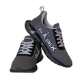 “PARIX VoltRush Steel Grey men’s sneakers displayed in crossed angled pose.”