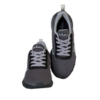 “PARIX VoltRush Steel Grey men’s sneakers top-down view pair.”