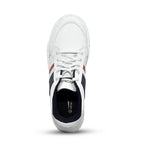 Men’s White Casual Sneakers with Cushioned Grip Sole