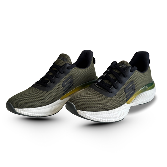 UrbanStride AeroFlex | Ultra-Light Olive Mesh Running Sneakers